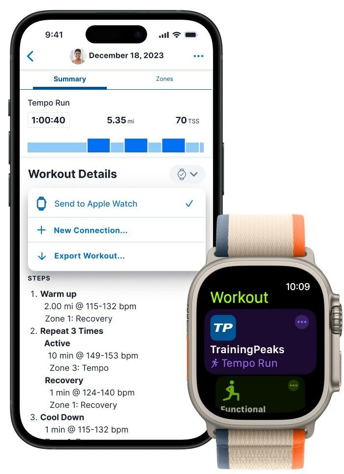 Training Peaks and Apple Watch