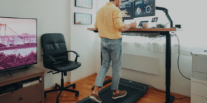 Under desk treadmill