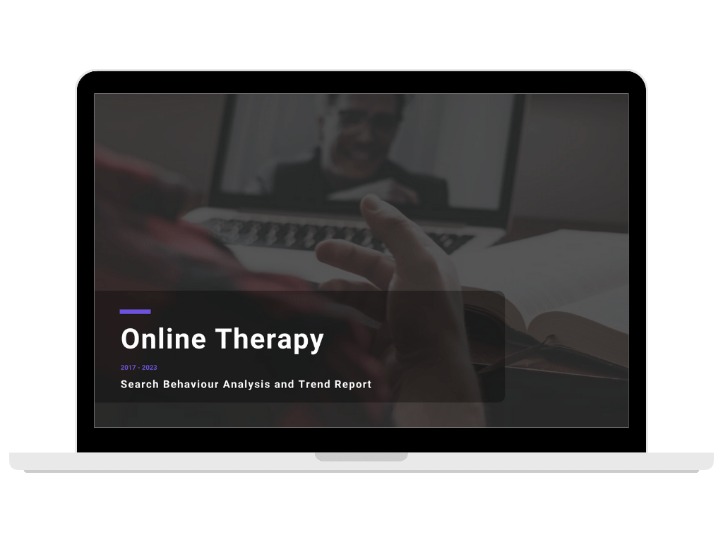Online therapy trend report