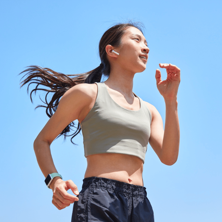 Earbud running